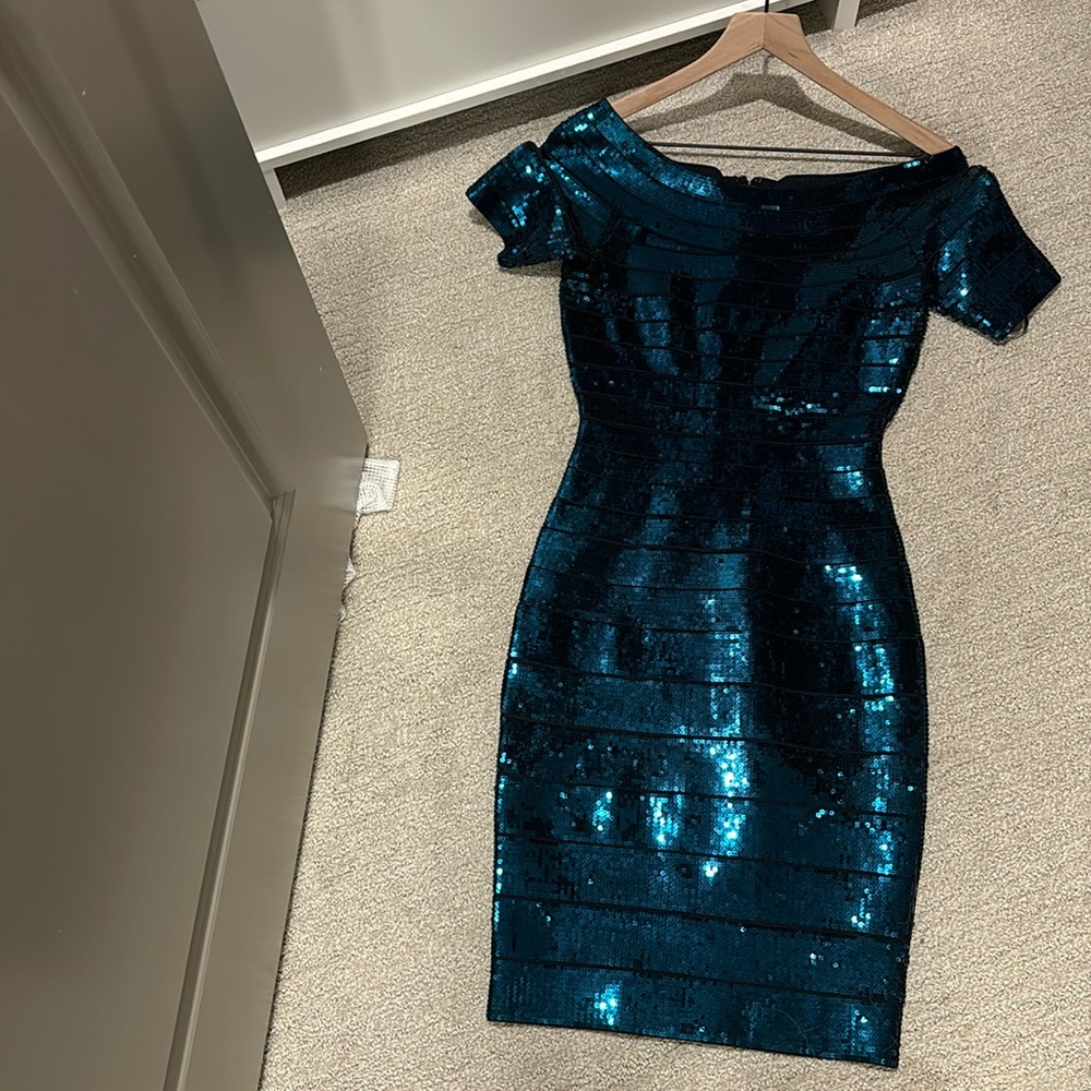 Herve Leger sequined dress size S